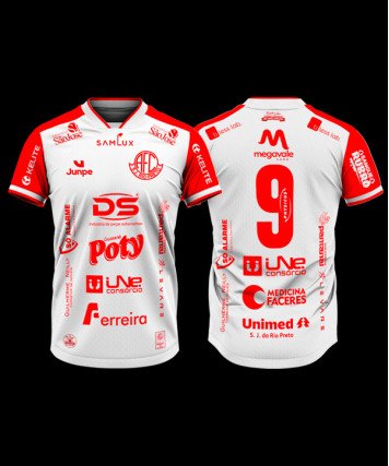 CAMISA DE JOGO AMÉRICA 2 BRANCA